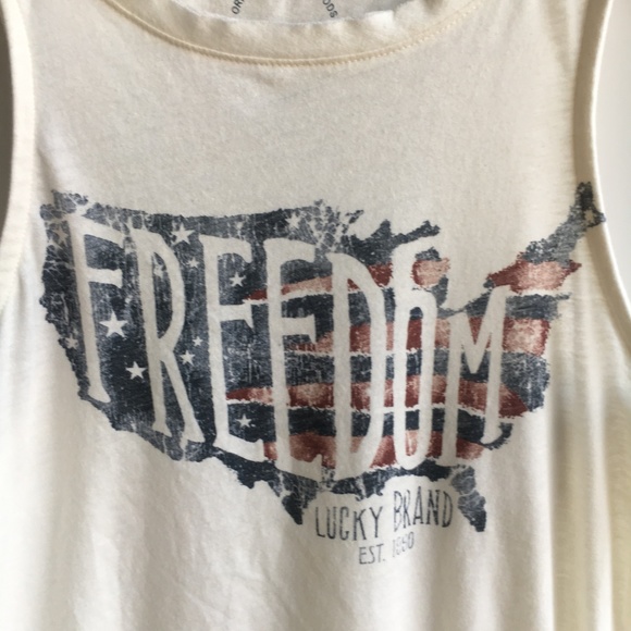 Lucky Brand Freedom Tank - Picture 2 of 6